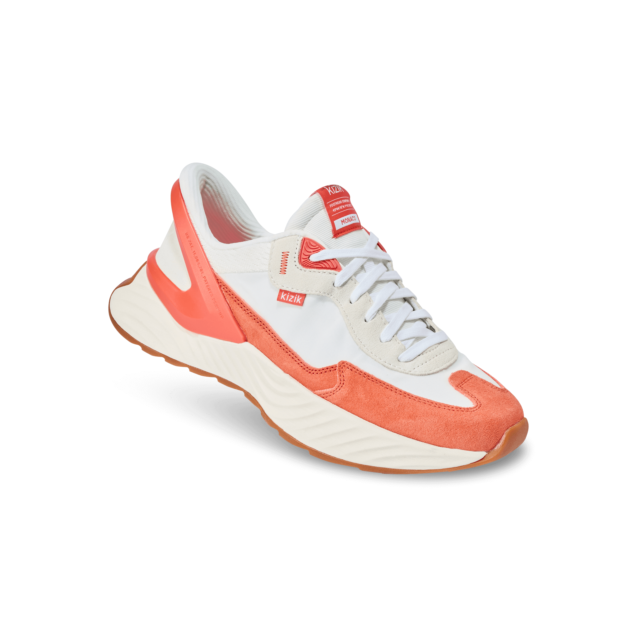Men's Monaco - White/Tigerlily - Image 2