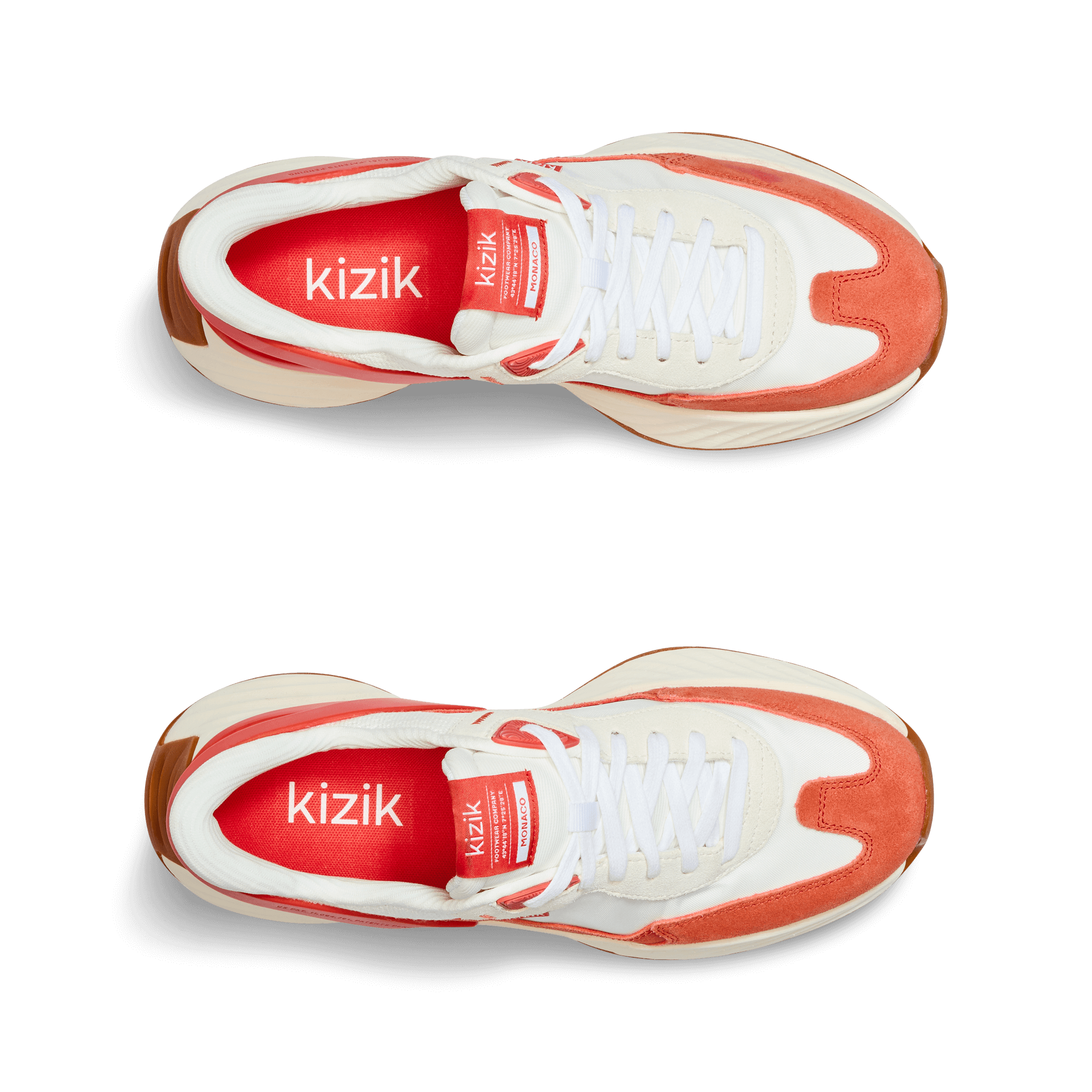 Men's Monaco - White/Tigerlily - Image 7